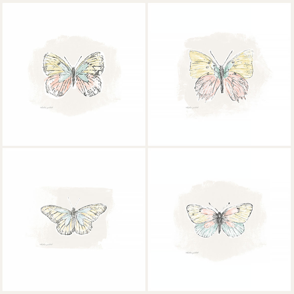 Katie Pertiet Painted Butterflies