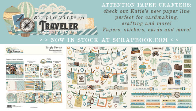 Simple Vintage Traveler Paper Craft